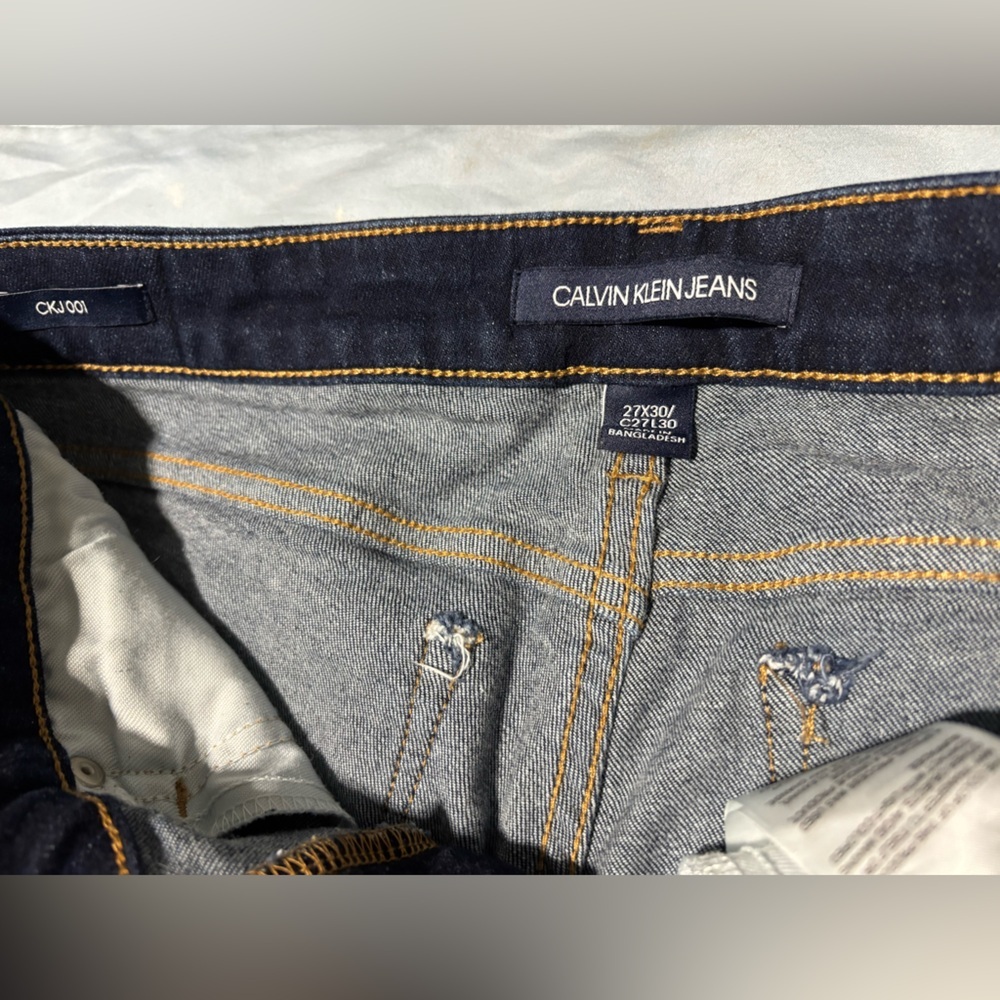 Calvin Klein dark wash jeans - Picture 3 of 6